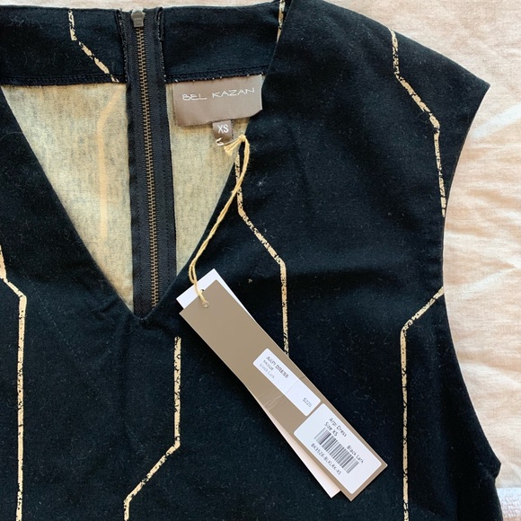 NWT Bel Kazan Arpi dress in Black Lark - Picture 2 of 9